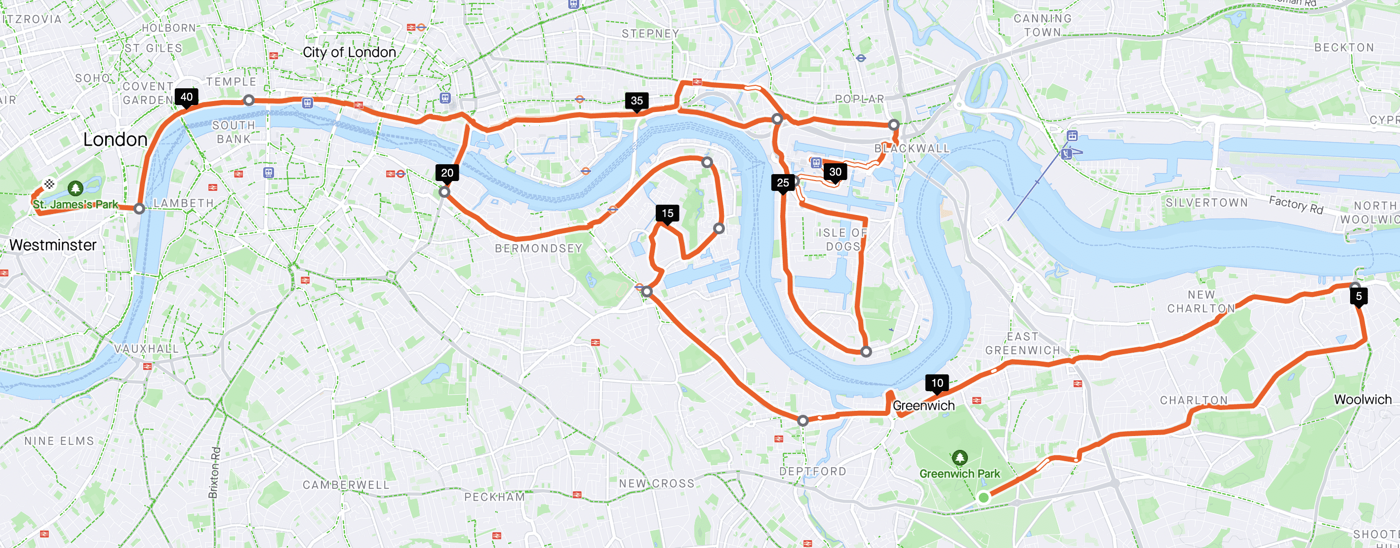 Half Marathons 2025 London Map Reyna Kerianne